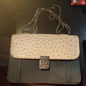 Beige and Black pocketbook